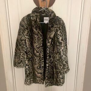 BB Dakota leopard coat - size small - excellent condition